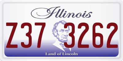 IL license plate Z373262
