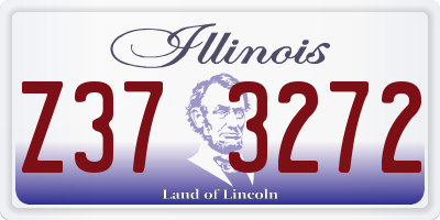 IL license plate Z373272