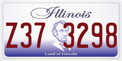 IL license plate Z373298
