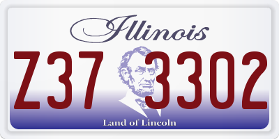 IL license plate Z373302