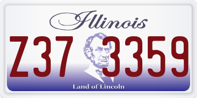 IL license plate Z373359