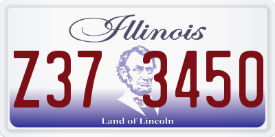 IL license plate Z373450