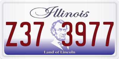 IL license plate Z373977