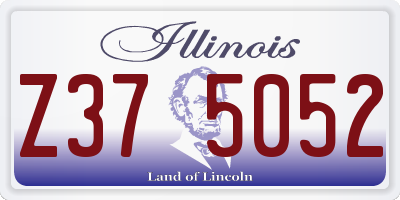 IL license plate Z375052