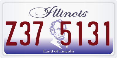 IL license plate Z375131