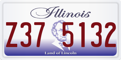 IL license plate Z375132