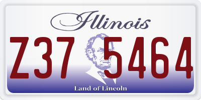 IL license plate Z375464