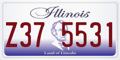 IL license plate Z375531