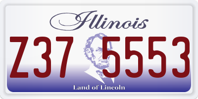 IL license plate Z375553