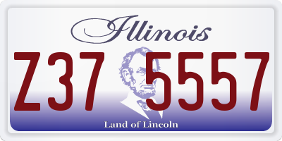 IL license plate Z375557