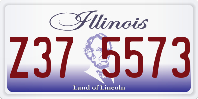 IL license plate Z375573