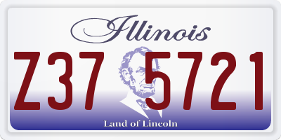 IL license plate Z375721