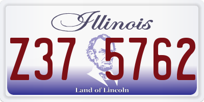IL license plate Z375762