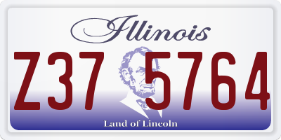 IL license plate Z375764