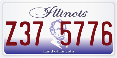 IL license plate Z375776