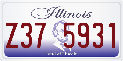 IL license plate Z375931