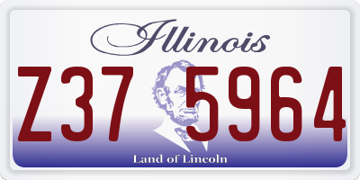 IL license plate Z375964