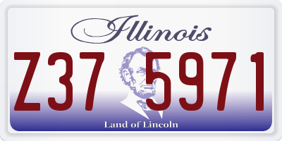 IL license plate Z375971