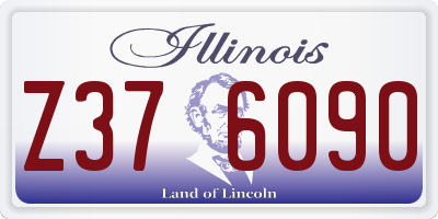 IL license plate Z376090