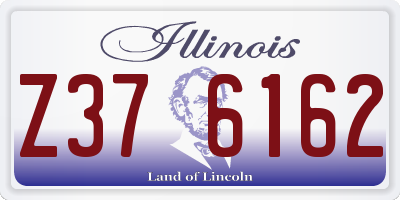 IL license plate Z376162