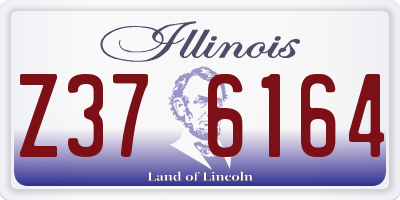 IL license plate Z376164