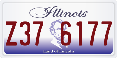 IL license plate Z376177