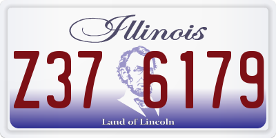 IL license plate Z376179