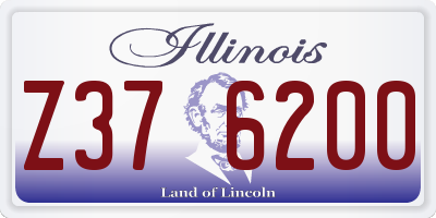 IL license plate Z376200