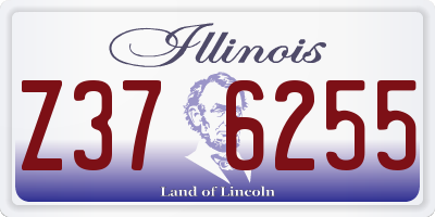 IL license plate Z376255
