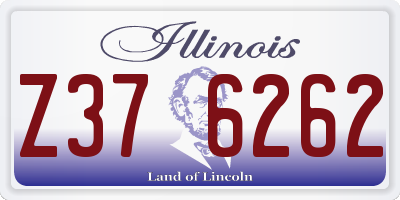 IL license plate Z376262
