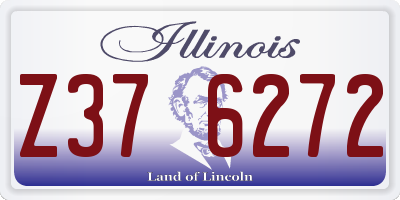 IL license plate Z376272