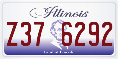 IL license plate Z376292