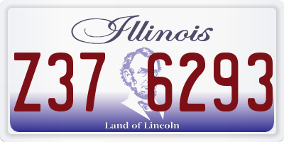 IL license plate Z376293