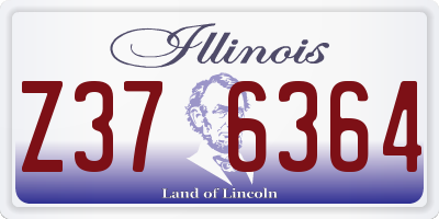 IL license plate Z376364