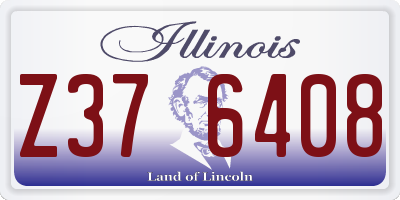 IL license plate Z376408