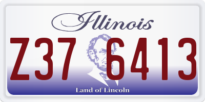 IL license plate Z376413