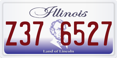IL license plate Z376527