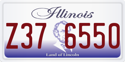 IL license plate Z376550