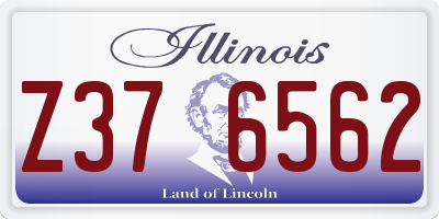 IL license plate Z376562