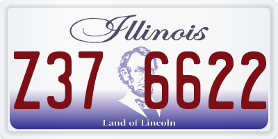 IL license plate Z376622