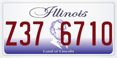 IL license plate Z376710