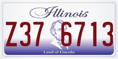 IL license plate Z376713