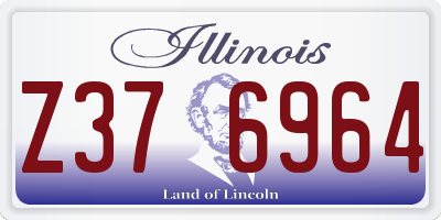 IL license plate Z376964