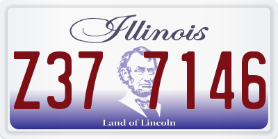 IL license plate Z377146