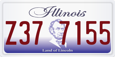 IL license plate Z377155