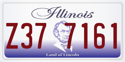 IL license plate Z377161