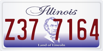 IL license plate Z377164