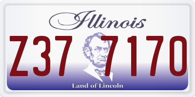 IL license plate Z377170