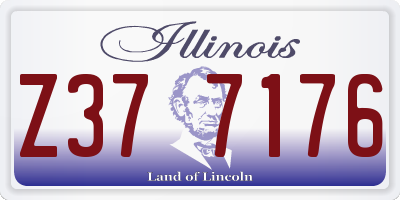 IL license plate Z377176