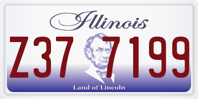 IL license plate Z377199